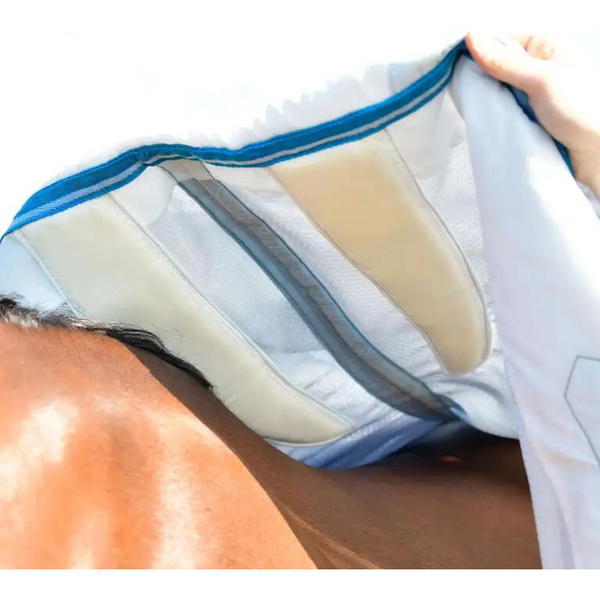 Weatherbeeta Comfitec Hexi Shield Combo Neck Fly Rug 1024529 - Silver